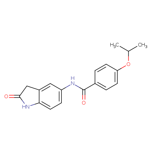 N-(2-oxo-2,3-dihydro-1H-indol-5-yl)-4-(propan-2-yloxy)benzamide