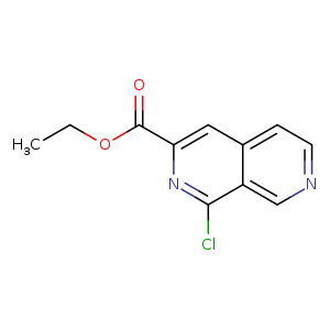 2,7-Naphthyridine-3-carboxylic acid, 1-chloro-, ethyl ester