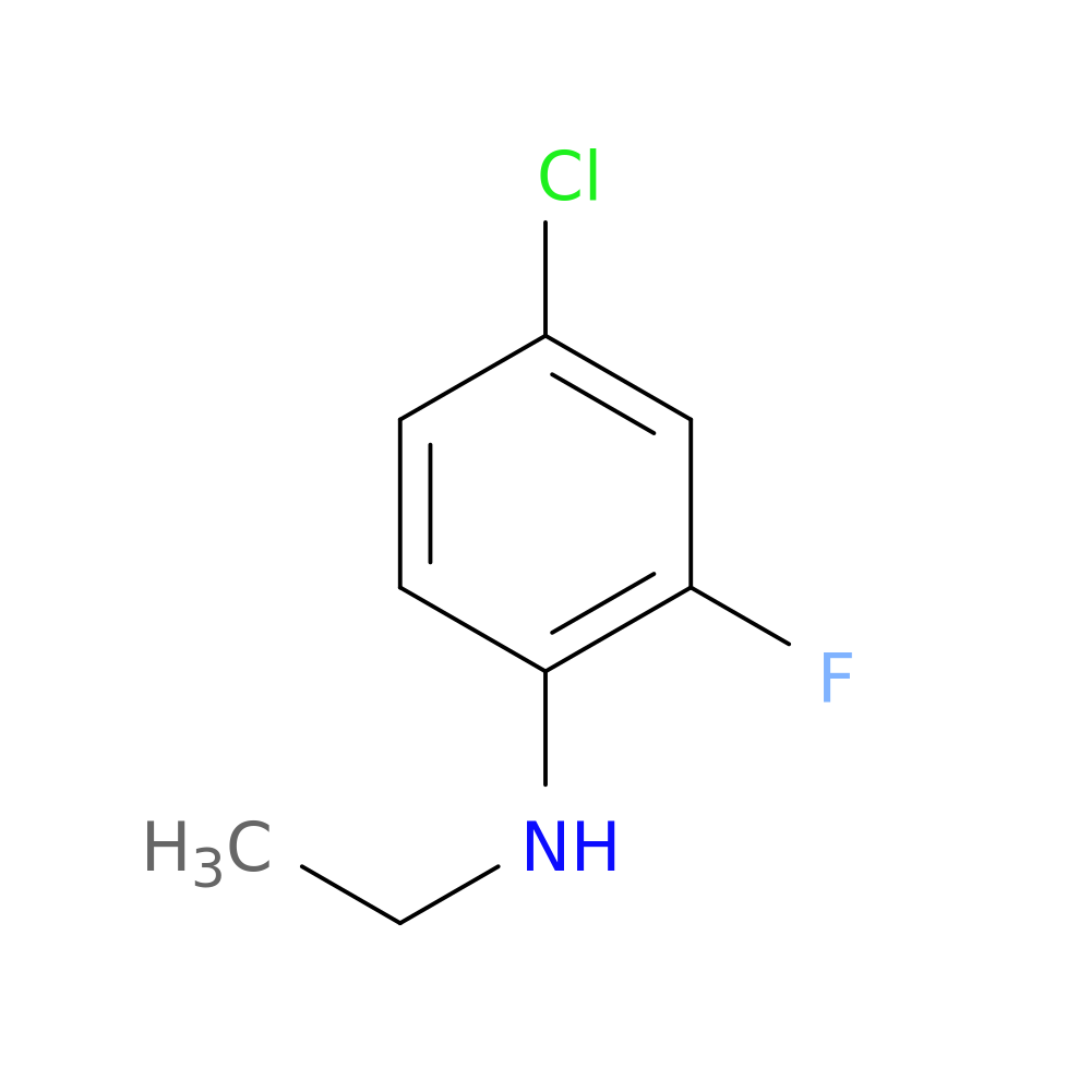 4-chloro-N-ethyl-2-fluoroaniline