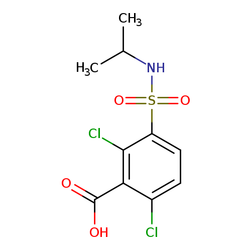 2,6-Dichloro-3-[(propan-2-yl)sulfamoyl]benzoic acid