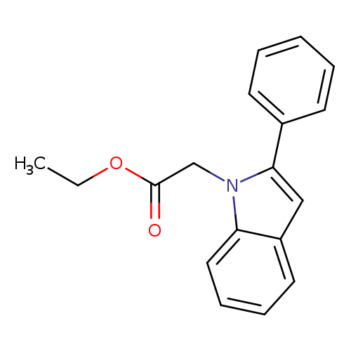 Ethyl 2-(2-phenyl-1H-indol-1-yl)acetate