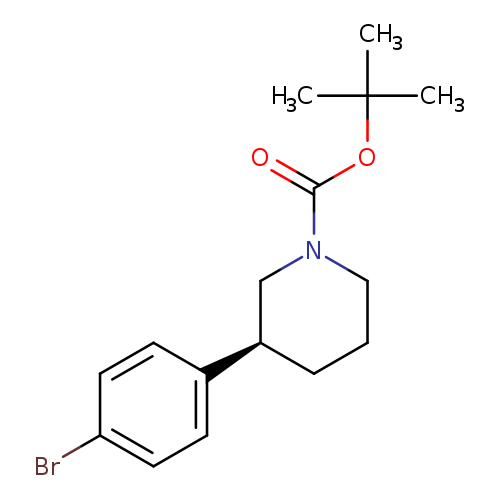 tert-Butyl (S)-3-(4-bromophenyl)piperidine-1-carboxylate