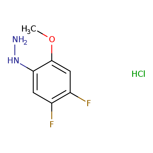 (4,5-difluoro-2-methoxyphenyl)hydrazinehydrochloride