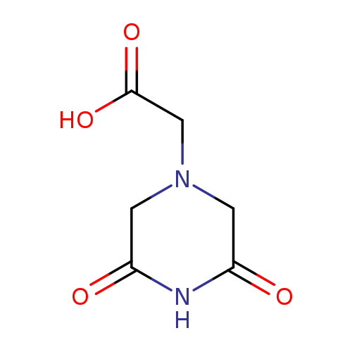 1-Piperazineacetic acid, 3,5-dioxo-