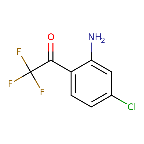 1-(2-Amino-4-chlorophenyl)-2,2,2-trifluoroethan-1-one, 5-Chloro-2-(trifluoroacetyl)aniline