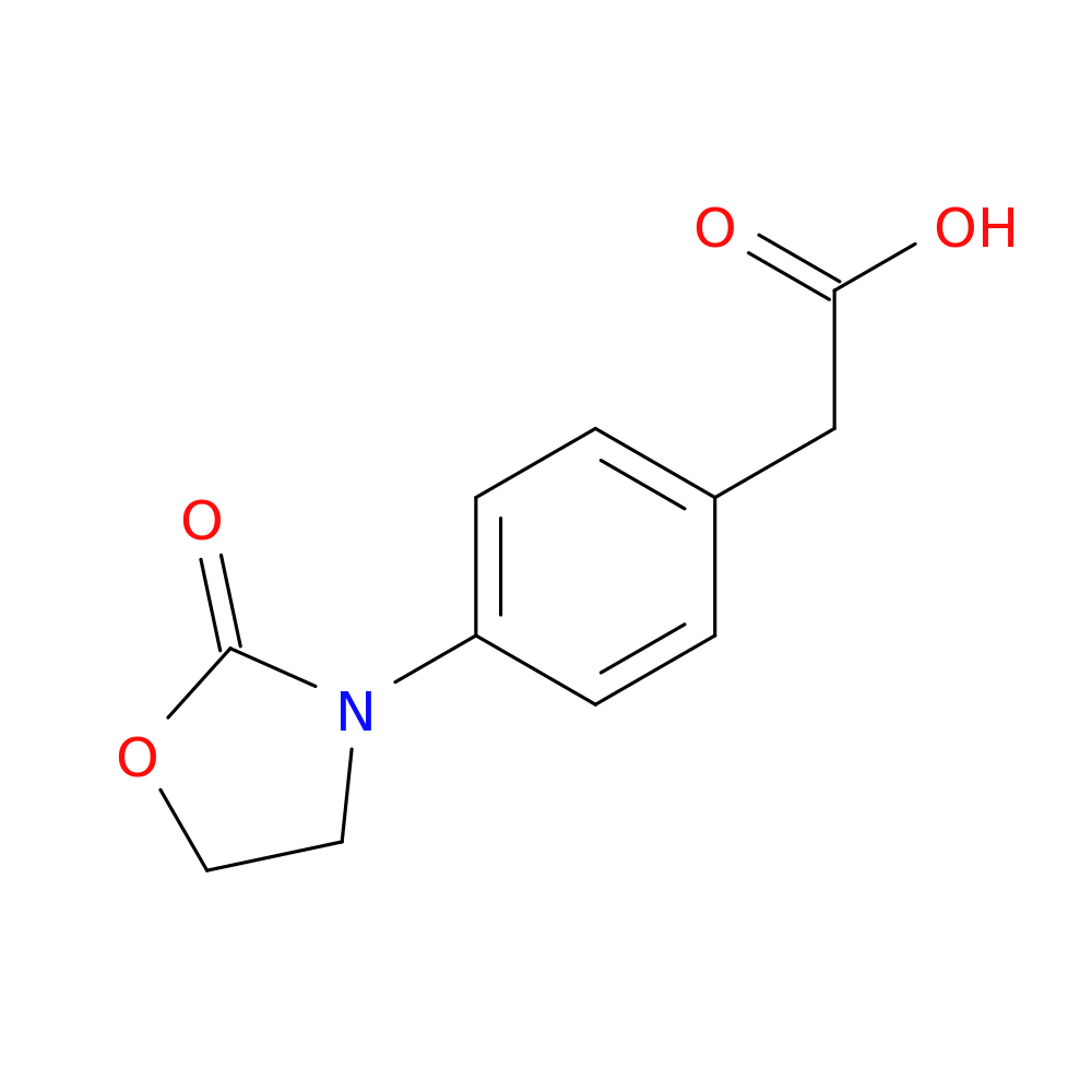 2-[4-(2-oxo-1,3-oxazolidin-3-yl)phenyl]acetic acid