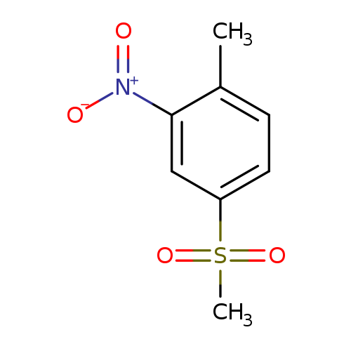 Benzene, 1-methyl-4-(methylsulfonyl)-2-nitro-