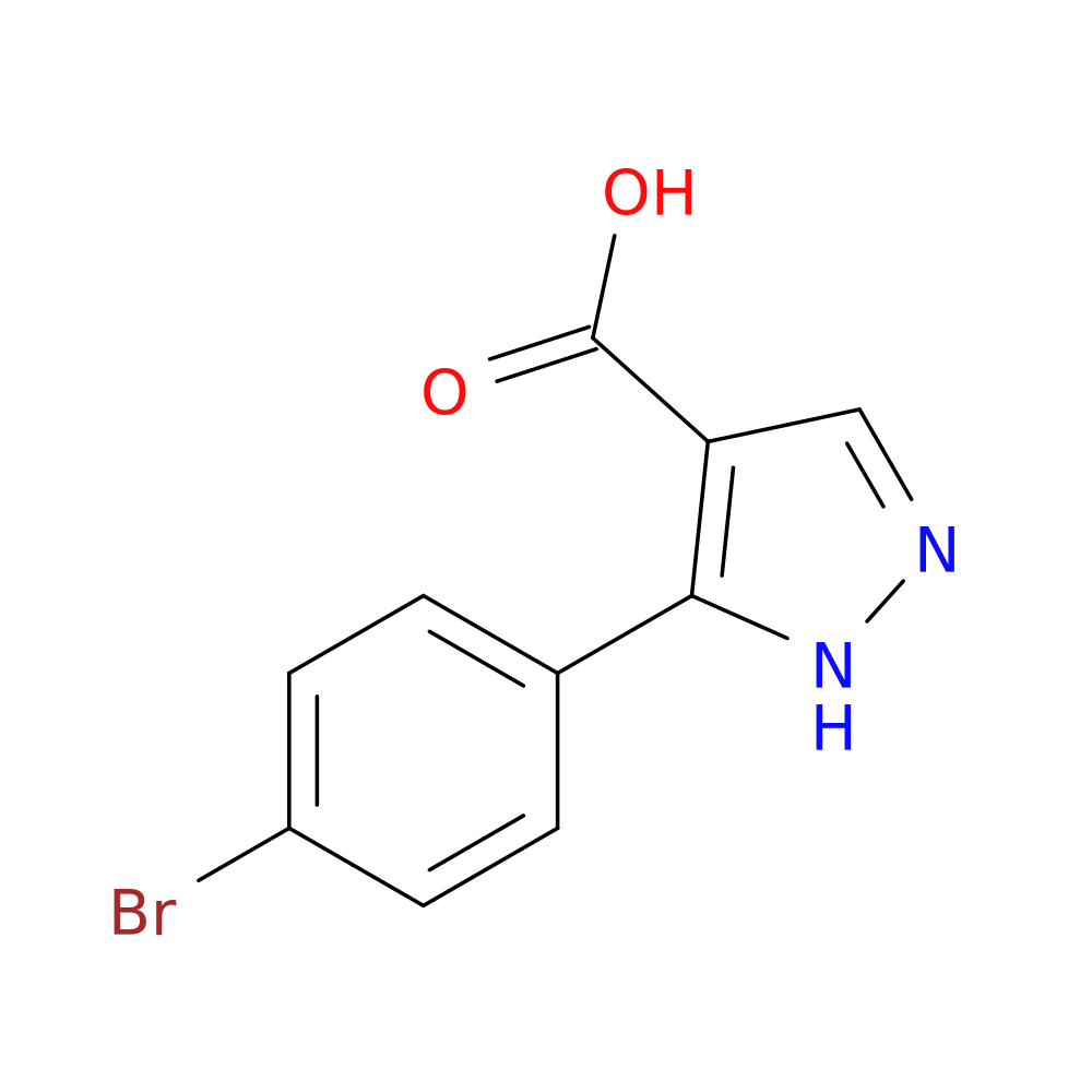 3-(4-Bromophenyl)-1H-pyrazole-4-carboxylic acid