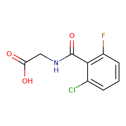 2-[(2-chloro-6-fluorophenyl)formamido]acetic acid