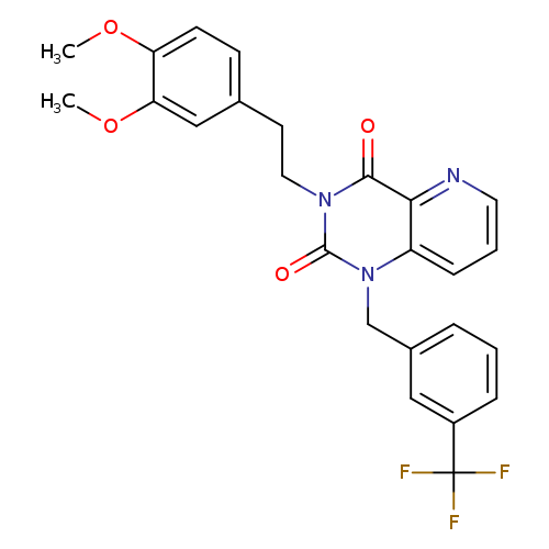 3-[2-(3,4-dimethoxyphenyl)ethyl]-1-{[3-(trifluoromethyl)phenyl]methyl}-1H,2H,3H,4H-pyrido[3,2-d]pyrimidine-2,4-dione