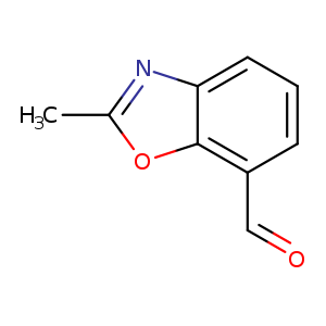 7-Benzoxazolecarboxaldehyde, 2-methyl-