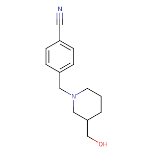 Benzonitrile, 4-[[3-(hydroxymethyl)-1-piperidinyl]methyl]-