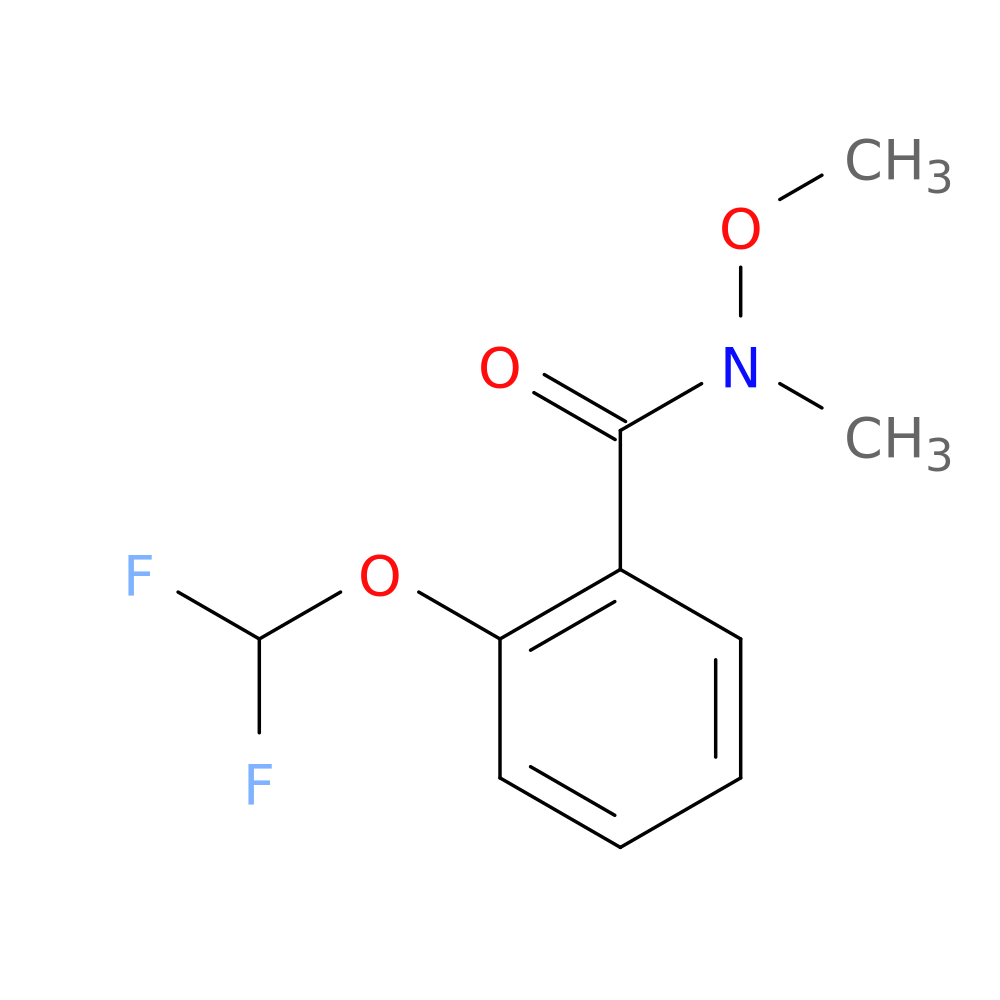 2-(difluoromethoxy)-N-methoxy-N-methylbenzamide