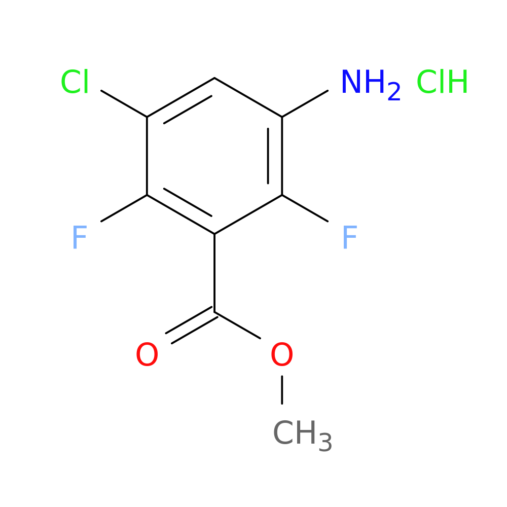 methyl 3-amino-5-chloro-2,6-difluorobenzoate hydrochloride