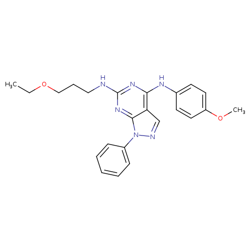 N6-(3-ethoxypropyl)-N4-(4-methoxyphenyl)-1-phenyl-1H-pyrazolo[3,4-d]pyrimidine-4,6-diamine