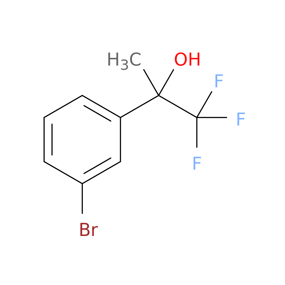 2-(3-Bromophenyl)-1,1,1-trifluoropropan-2-ol