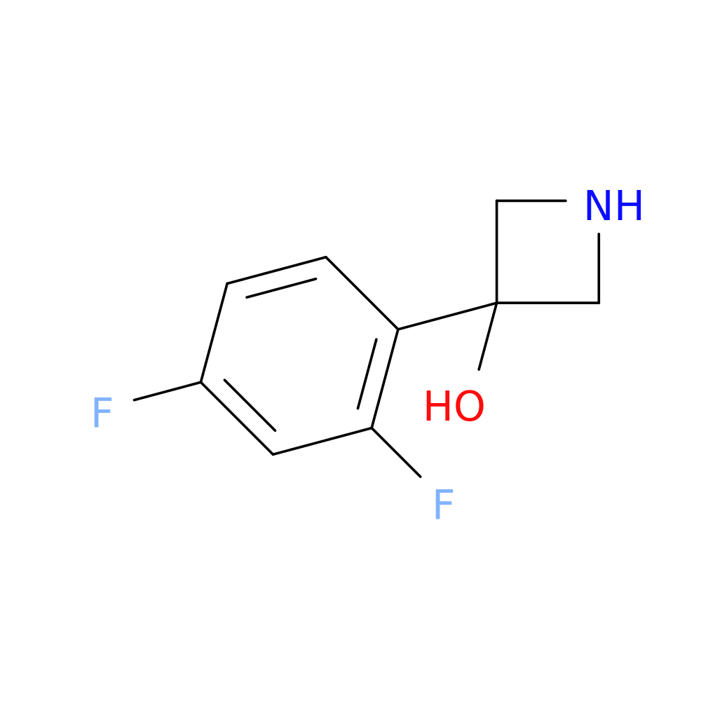 3-(2,4-difluorophenyl)azetidin-3-ol