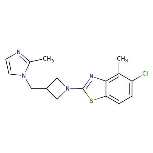 5-chloro-4-methyl-2-{3-[(2-methyl-1H-imidazol-1-yl)methyl]azetidin-1-yl}-1,3-benzothiazole