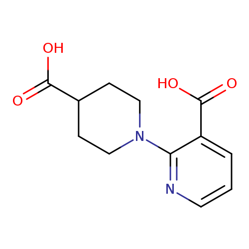 2-(4-carboxypiperidin-1-yl)nicotinic acid