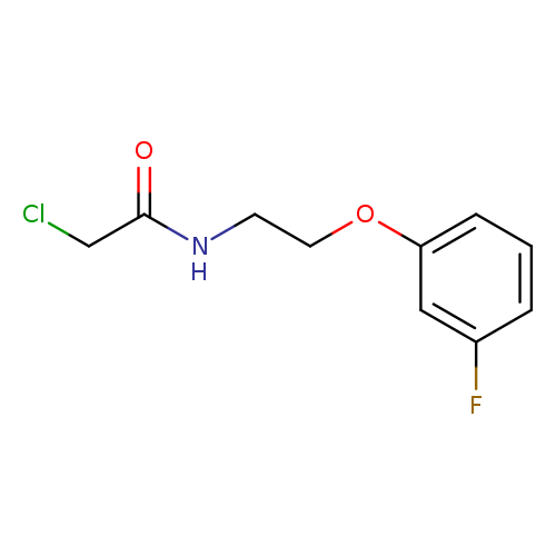 2-chloro-N-[2-(3-fluorophenoxy)ethyl]acetamide