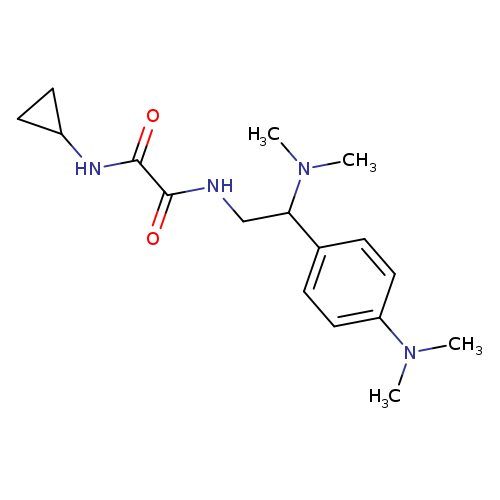 N-cyclopropyl-N'-[2-(dimethylamino)-2-[4-(dimethylamino)phenyl]ethyl]ethanediamide