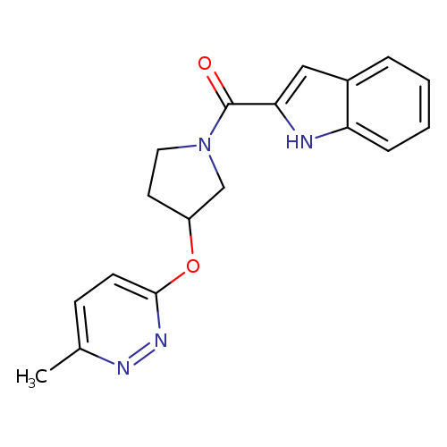 2-{3-[(6-methylpyridazin-3-yl)oxy]pyrrolidine-1-carbonyl}-1H-indole