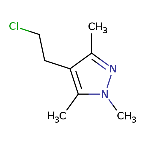 4-(2-chloroethyl)-1,3,5-trimethyl-1H-pyrazole