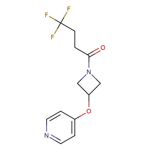 4,4,4-trifluoro-1-[3-(pyridin-4-yloxy)azetidin-1-yl]butan-1-one