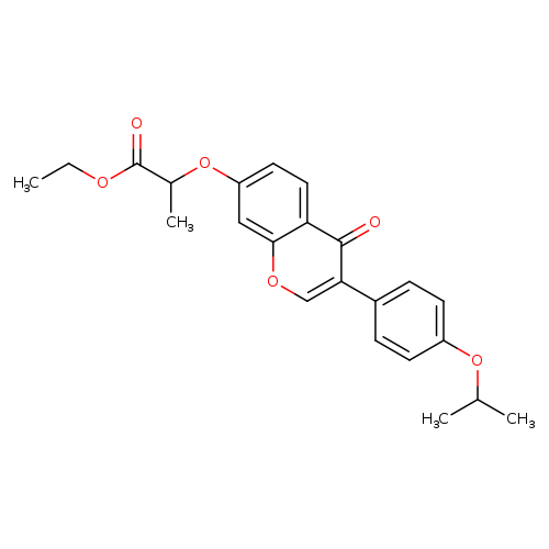 ethyl 2-({4-oxo-3-[4-(propan-2-yloxy)phenyl]-4H-chromen-7-yl}oxy)propanoate