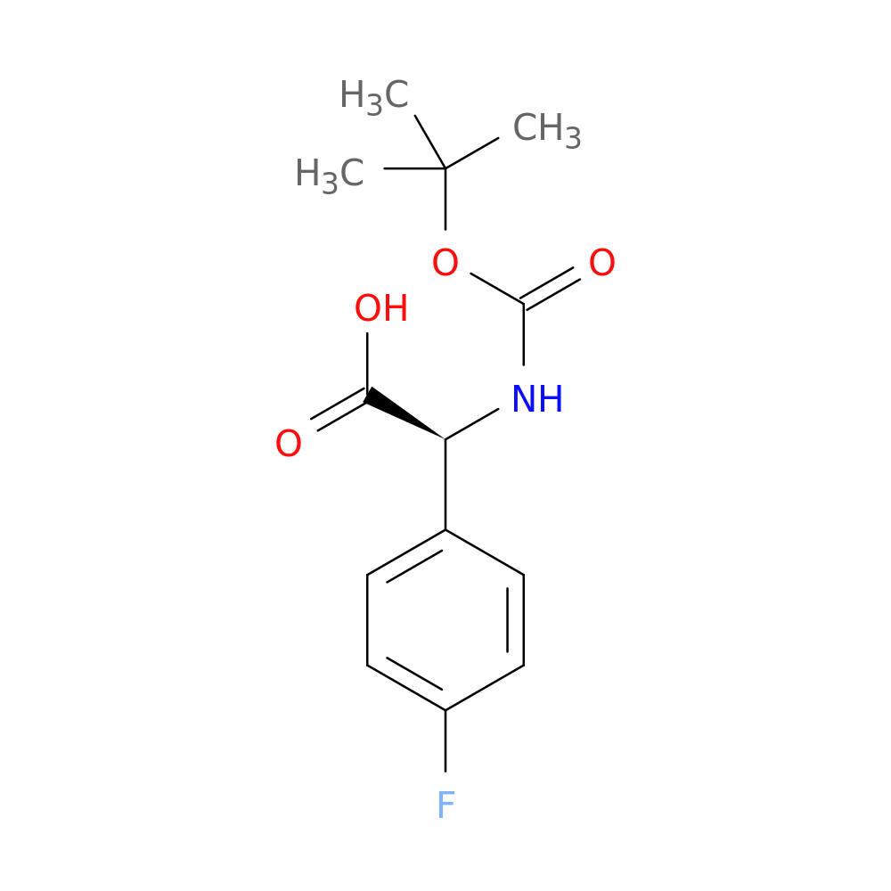 (S)-2-((tert-Butoxycarbonyl)amino)-2-(4-fluorophenyl)acetic acid