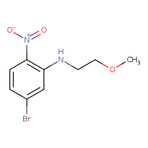 5-bromo-N-(2-methoxyethyl)-2-nitrobenzenamine