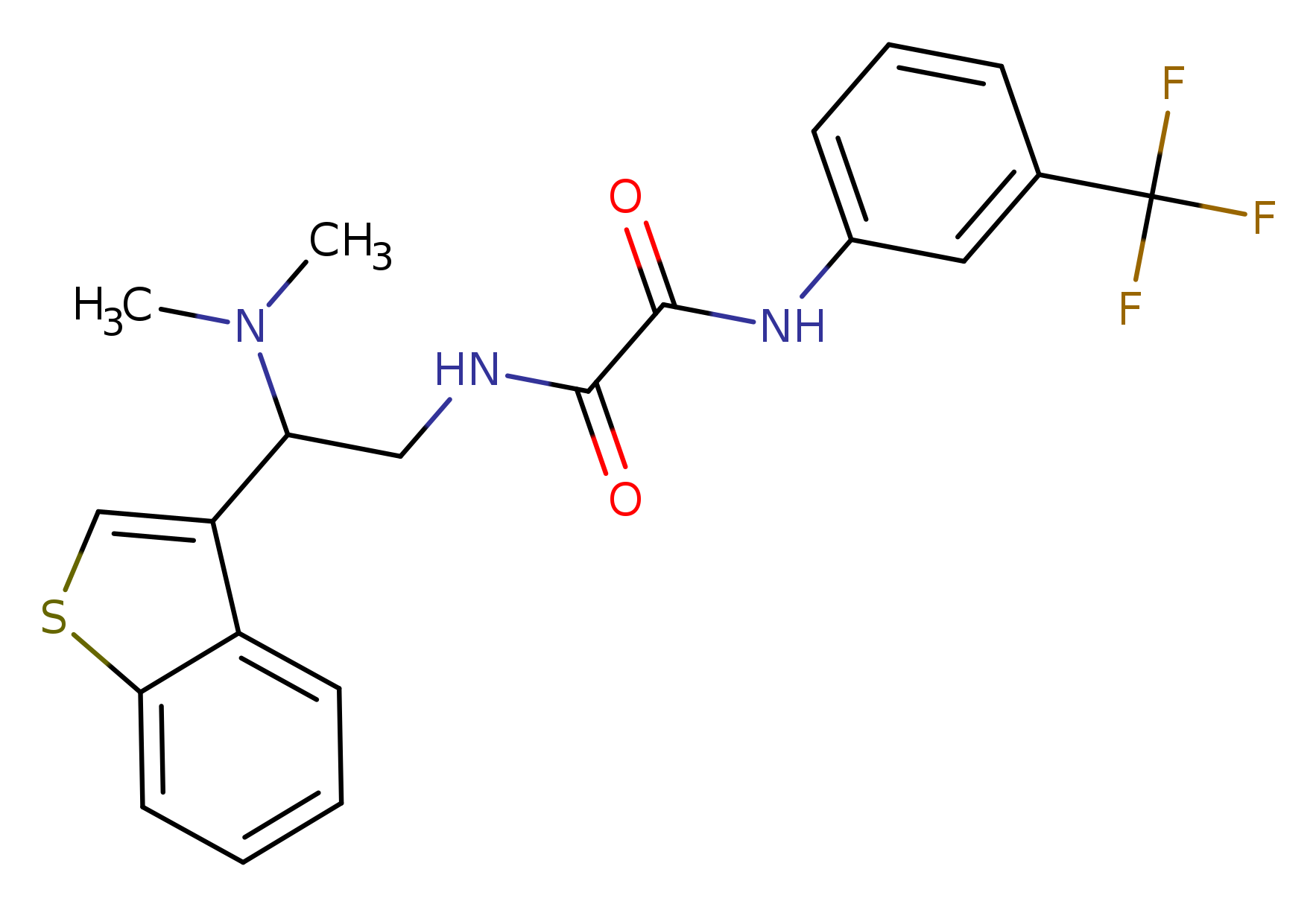 N-[2-(1-benzothiophen-3-yl)-2-(dimethylamino)ethyl]-N'-[3-(trifluoromethyl)phenyl]ethanediamide