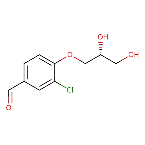 Benzaldehyde, 3-chloro-4-[(2R)-2,3-dihydroxypropoxy]-