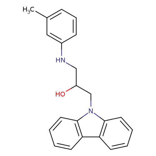 1-Carbazol-9-yl-3-m-tolylamino-propan-2-ol