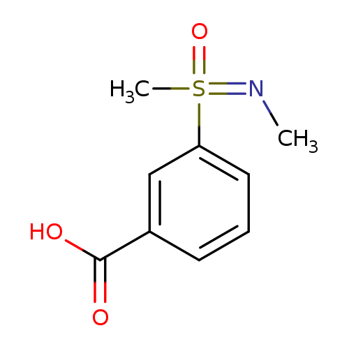 3-[methyl(methylimino)oxo-lambda6-sulfanyl]benzoic acid