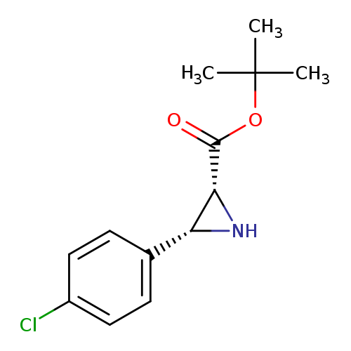 Cis-tert-butyl 3-(4-chlorophenyl)aziridine-2-carboxylate