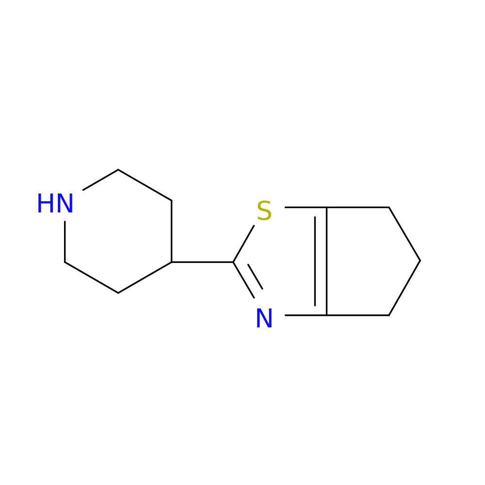 4-{4H,5H,6H-cyclopenta[d][1,3]thiazol-2-yl}piperidine
