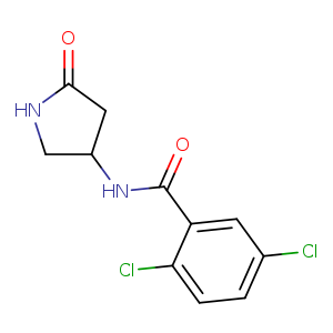 2,5-dichloro-N-(5-oxopyrrolidin-3-yl)benzamide
