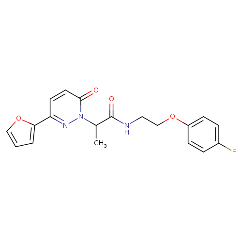N-[2-(4-fluorophenoxy)ethyl]-2-[3-(furan-2-yl)-6-oxo-1,6-dihydropyridazin-1-yl]propanamide