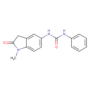 3-(1-methyl-2-oxo-2,3-dihydro-1H-indol-5-yl)-1-phenylurea
