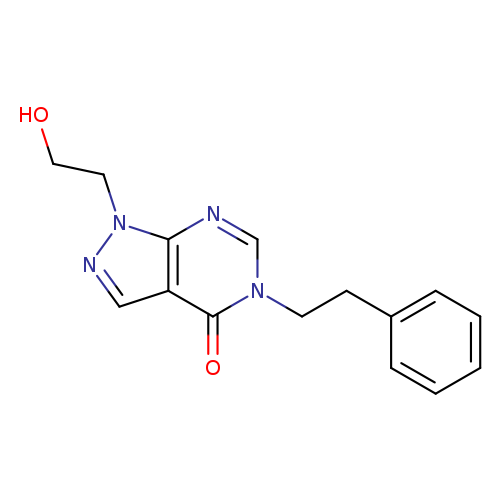 1-(2-Hydroxyethyl)-5-(2-phenylethyl)-1,5-dihydro-4h-pyrazolo[3,4-d]pyrimidin-4-one