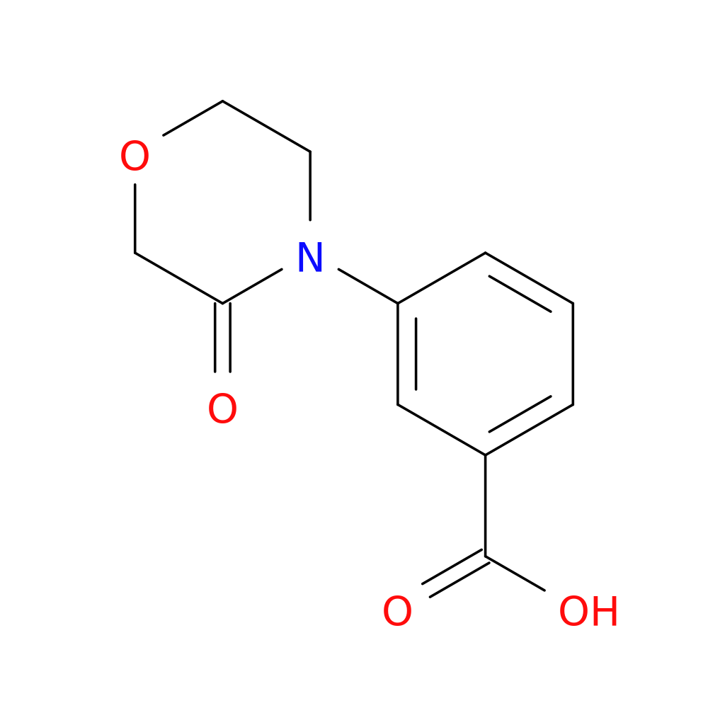 3-(3-oxomorpholin-4-yl)benzoic acid