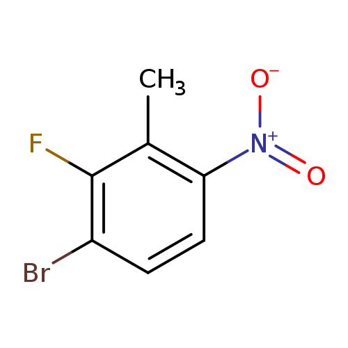 1-Bromo-2-fluoro-3-methyl-4-nitrobenzene