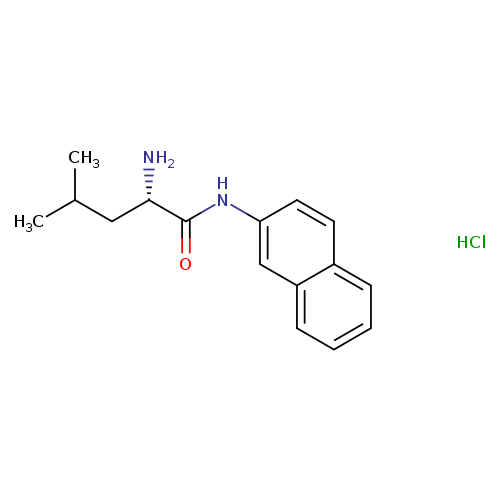 (S)-2-Amino-4-methyl-N-(naphthalen-2-yl);pentanamide hydrochloride
