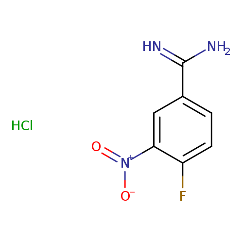 4-fluoro-3-nitrobenzene-1-carboximidamidehydrochloride