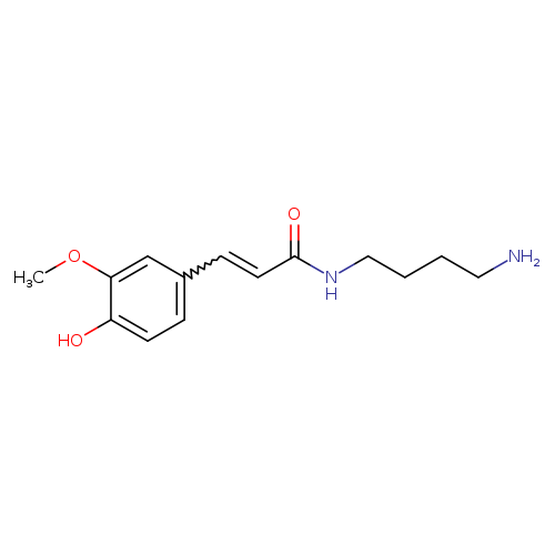 N-(4-Aminobutyl)-3-(4-hydroxy-3-methoxyphenyl)acrylamide
