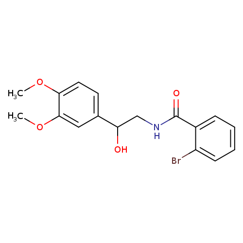2-bromo-N-[2-(3,4-dimethoxyphenyl)-2-hydroxyethyl]benzamide