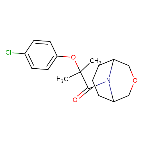 2-(4-chlorophenoxy)-2-methyl-1-{3-oxa-9-azabicyclo[3.3.1]nonan-9-yl}propan-1-one