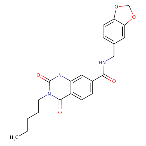 N-[(2H-1,3-benzodioxol-5-yl)methyl]-2,4-dioxo-3-pentyl-1,2,3,4-tetrahydroquinazoline-7-carboxamide