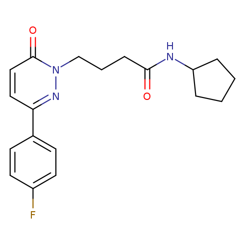 N-cyclopentyl-4-[3-(4-fluorophenyl)-6-oxo-1,6-dihydropyridazin-1-yl]butanamide